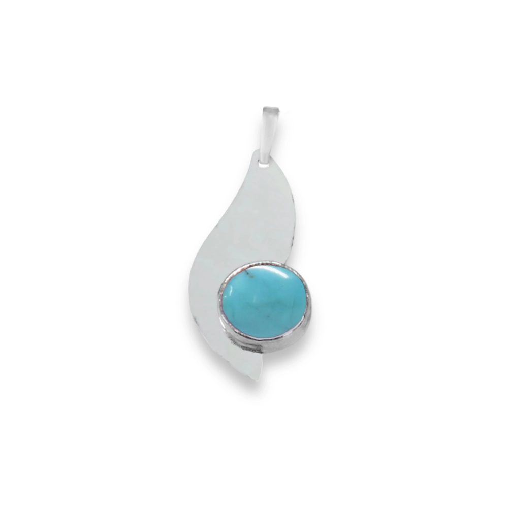 Sterling silver and Turquoise Pendant